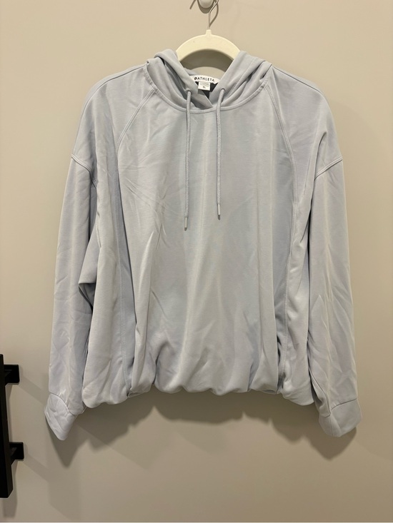 Athleta Sweaters - Athleta Women's Pale Blue Pullover Hoodie